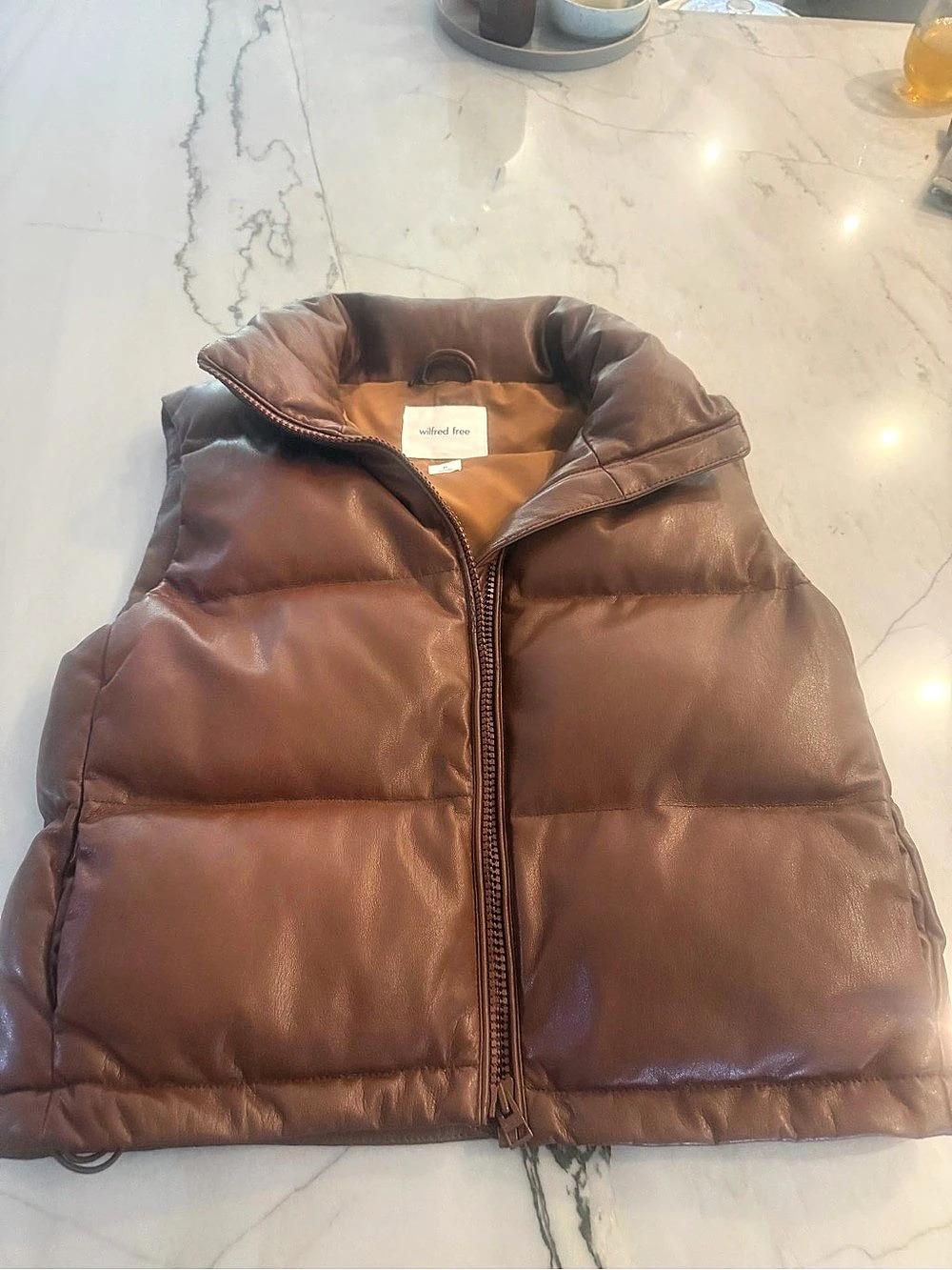 wilfred free Vista Puffer Vest Brown Size XS